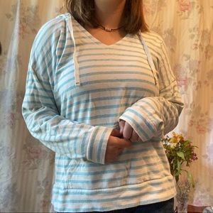 striped hoodie